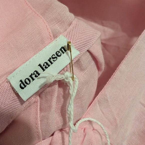 NWT Free People x Dora Larsen Emelie Ruffled Dress Size 6 - Picture 11 of 14